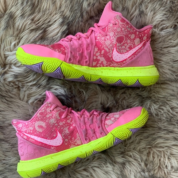 Nike | Shoes | Nike Kyrie 5 V Spongebob Patrick Star Pink 55 7 | Poshmark